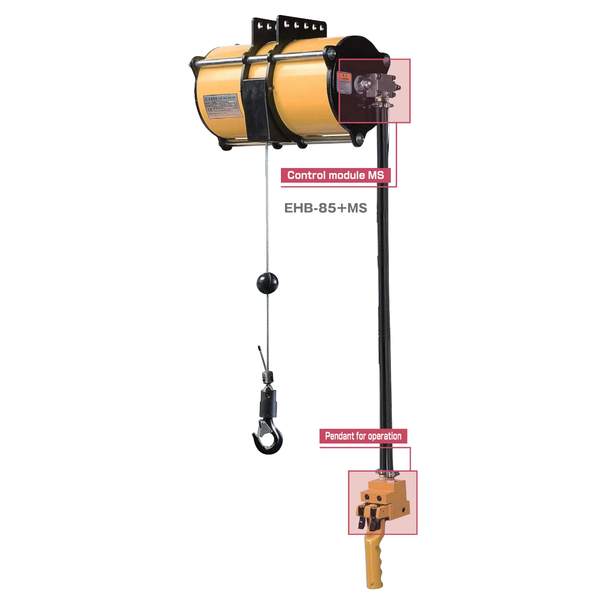 Balancues pneumatik ENDO ATEX EHB (Moduli MS) 0–270 kg