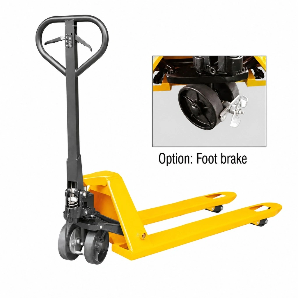 Transpaletë manuale me frenë (RPV2500K) 2500 kg