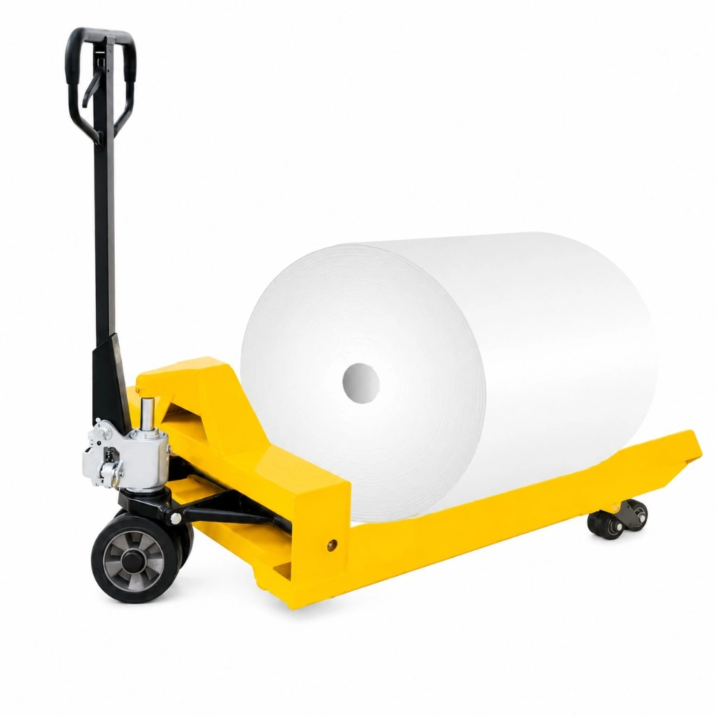 Transpaletë manuale për transportimin e rulave (RPV1000PN) 1000 kg