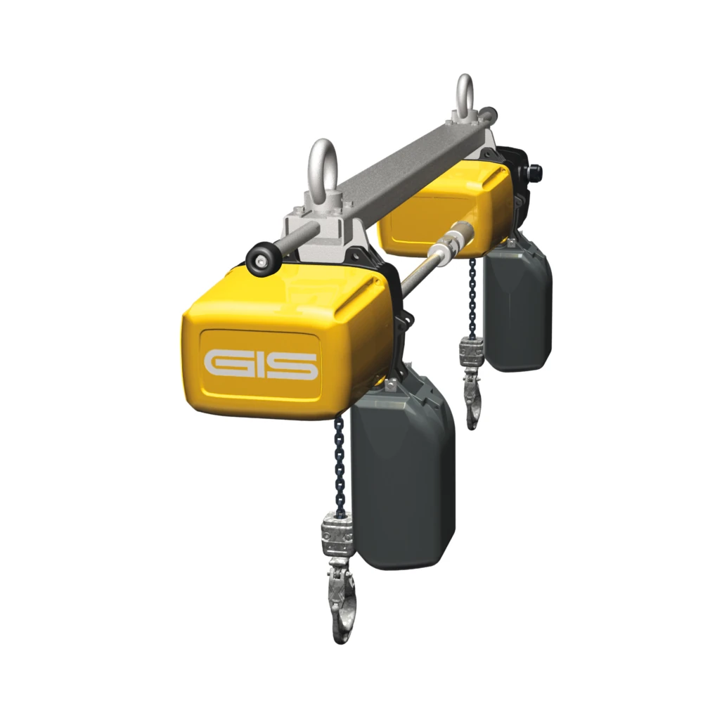GIS GPS Parango elektrike me zinxhir për ngritjen e sinkronizuar të ngarkesave të gjata 500–5000 kg