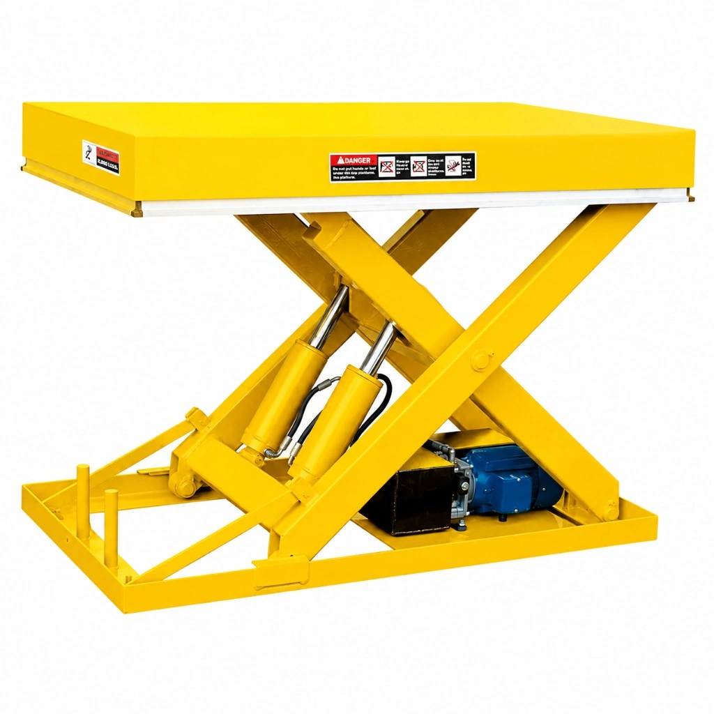 Tavolinë ngritëse hidraulike Heavy Duty me një gërshërë, 2000 kg