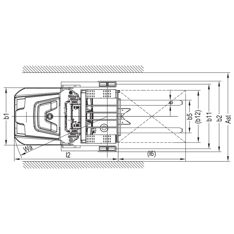 Mbledhës elektrik porosish në lartësi VKV15, 1500 kg, pamja 5
