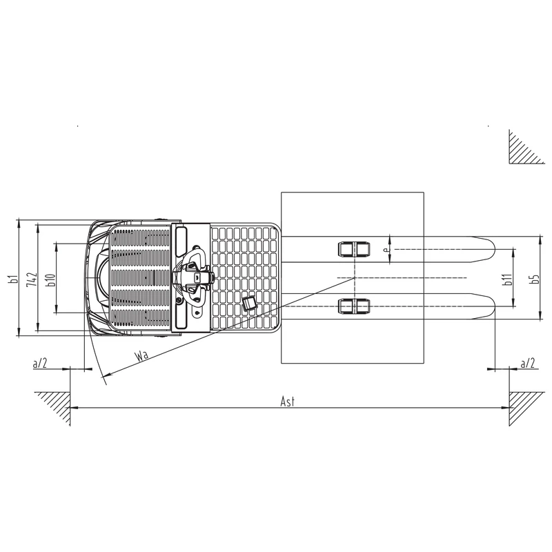 Mbledhës elektrik porosish NKV10/NKV12, 1000-1200 kg – pamje 5
