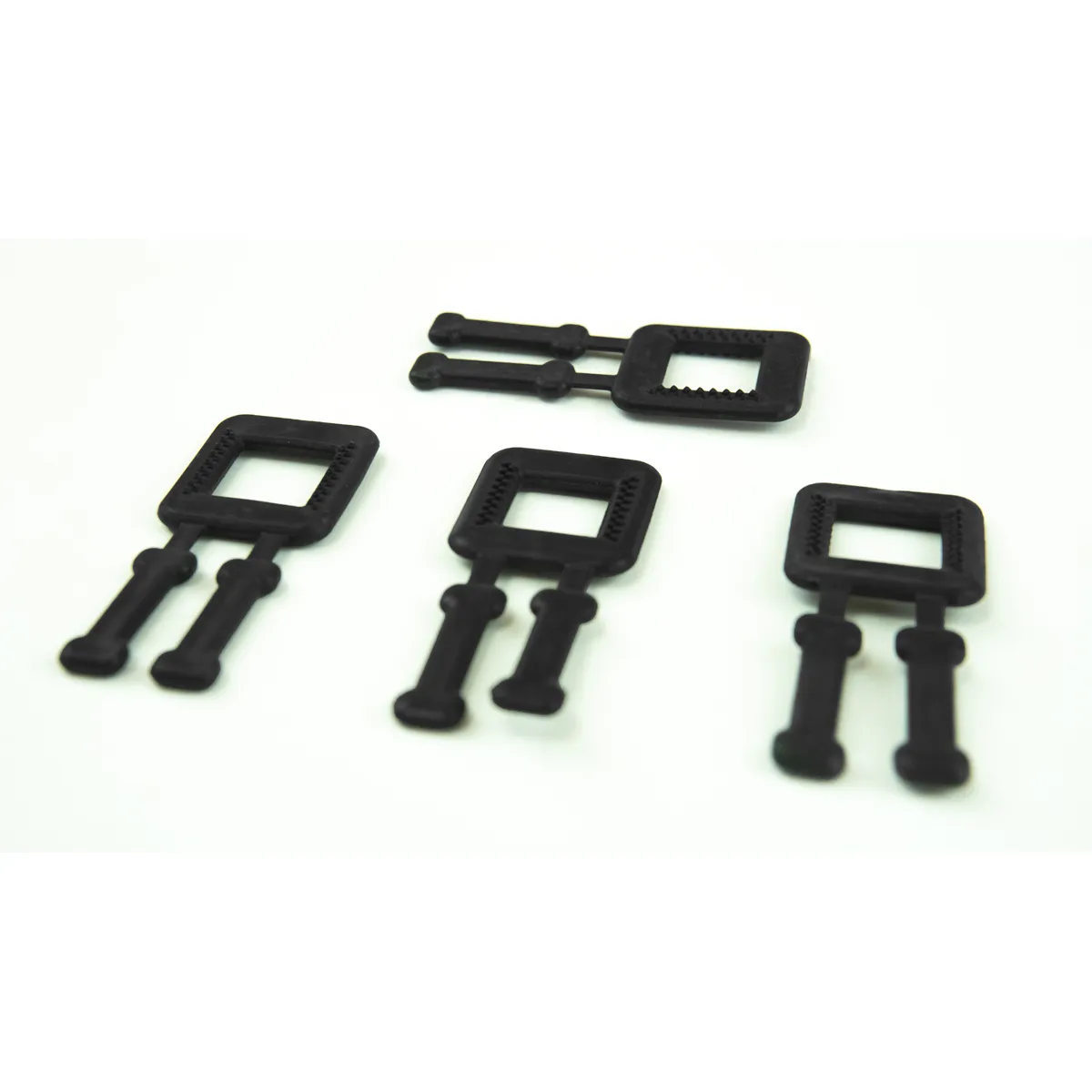 Kapëse plastike të zeza BUCKLES-4P për rripa PP 12 mm, pamje alternative