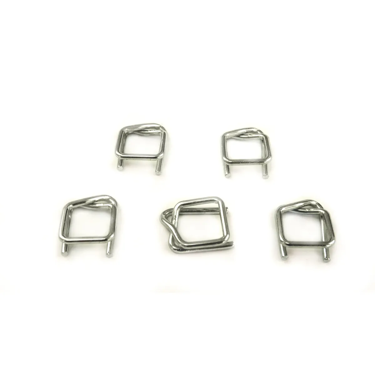 Kapëse të galvanizuara për shirit paketimi prej poliesteri (BUCKLES-16G) 16 mm
