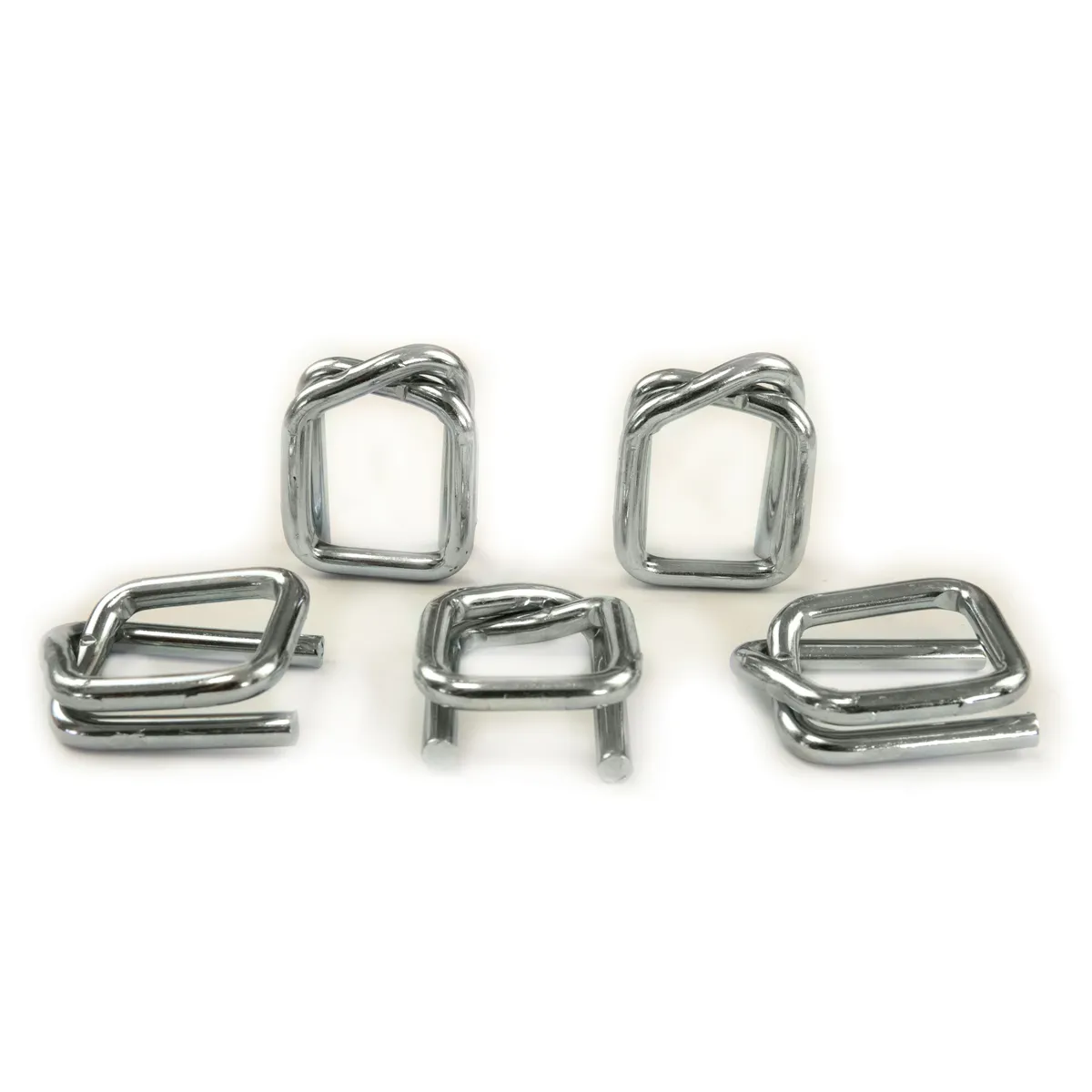 Kapëse të galvanizuara për shirit paketimi prej poliesteri (BUCKLES-25G) 25 mm