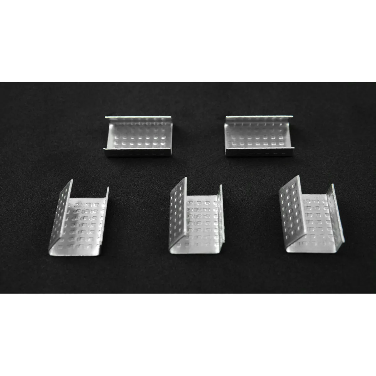 Pamje e kapëseve të çelikut BUCKLES-16PP për shirit PP 16 mm