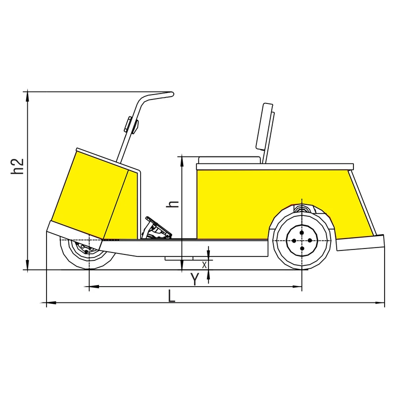 Karrocë elektrike VEV05 me sedilje ergonomike