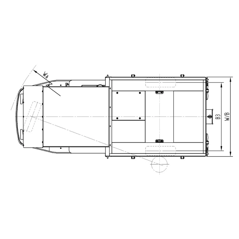 Karrocë platforme elektrike VEV10/VEV15 për transport materialesh
