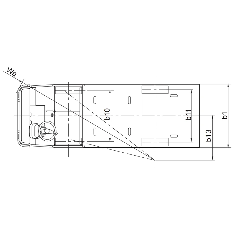 Karrocë elektrike me platformë VEV20/VEV25/VEV30, 2000–3000 kg – pamja 3