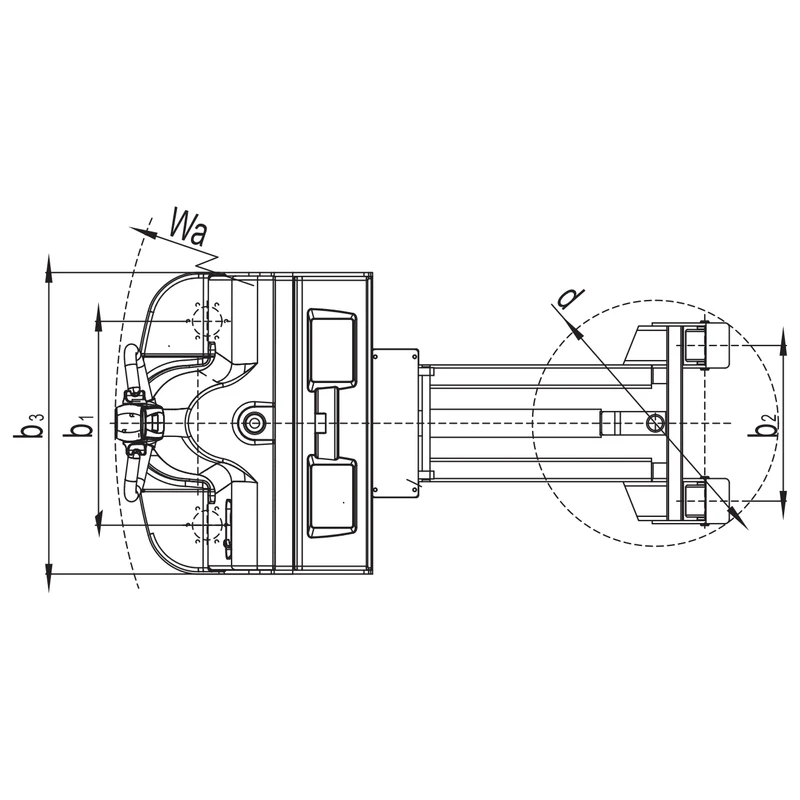 Traktor tërheqës elektrik VEV25H me komandim ergonomik
